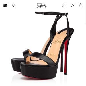 NEW Christian Louboutin Loubi Queen Alta (150mm)